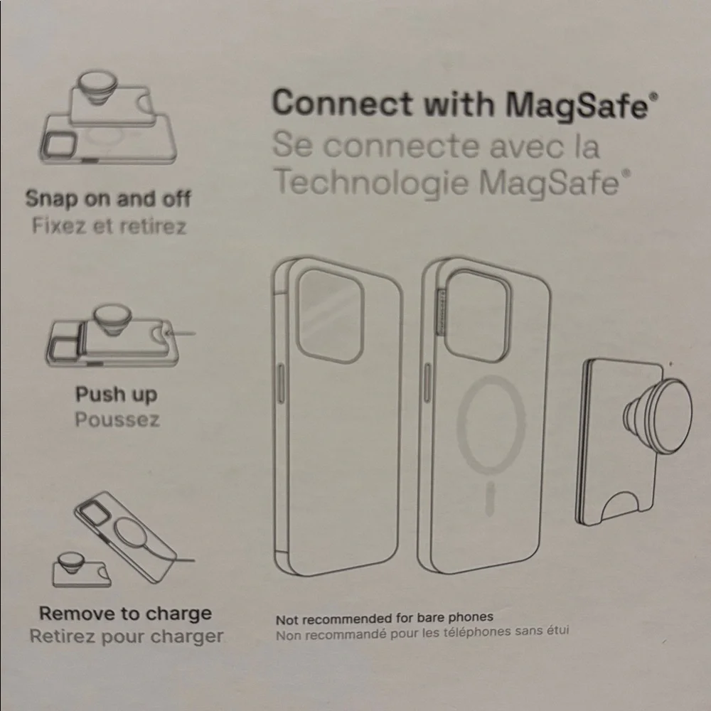 PopSocket Pokémon Magnetic Phone Wallet+ with Pikachu Design, Adapter Included